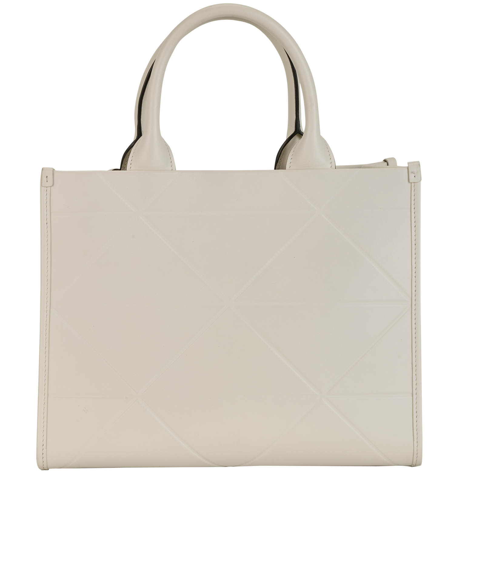 Small Symbole Tote, &pound;1,500, Handbags, White, Leather, Back view